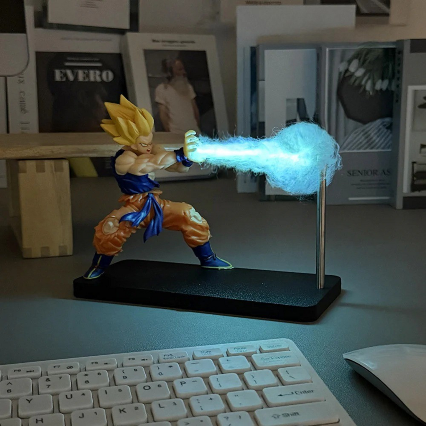 Goku Kamehameha Desk Lamp